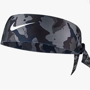 two nike dri fit unisex tie wrap headbands